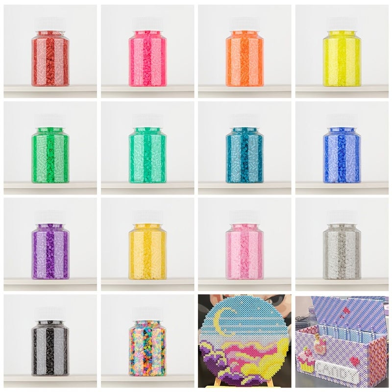 3100 Pcs 2.6mm Multicolor Fuse Beads Kit R Series Mixed Colors Iron On Beads for DIY 3D Puzzle Craft Decoration Party Gift - Image 3
