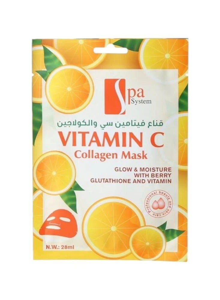 Spa System Vitamin C & Collagen Face Mask  28ml