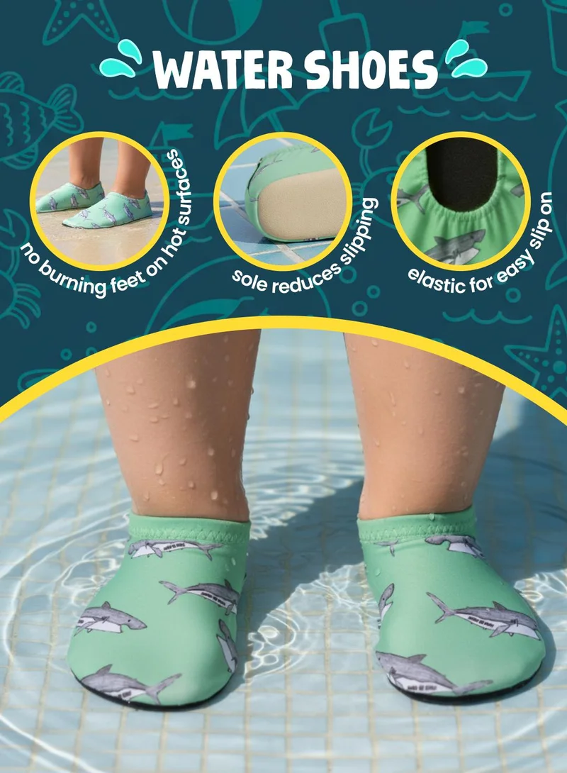 Slipstop Berko Mint Slipstop Berko Mint Kids Non Slip Water and Beach Shoes Lightweight Quick Dry Swim Ready Footwear for Babies and Children for Men | Best Price UAE