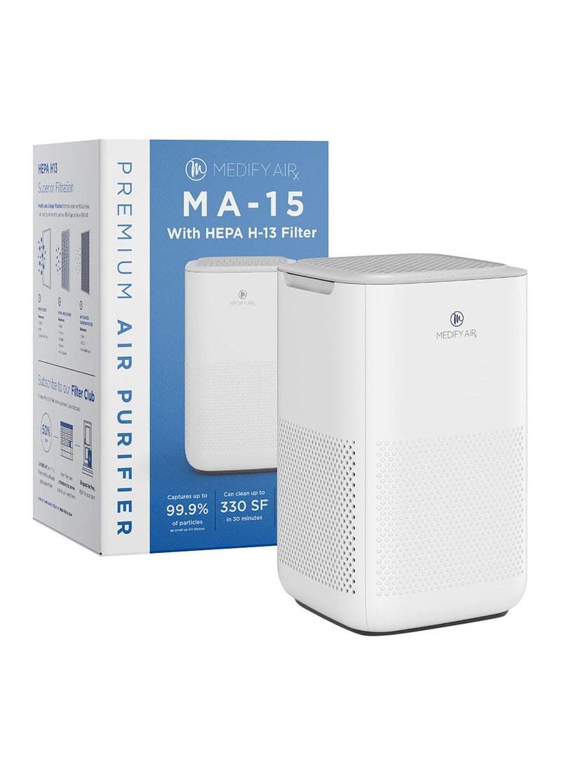 Medify Air - Purifier MA 15 White with H13 True HEPA Filter | 330 sq ft Coverage - Image 1
