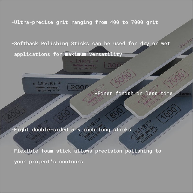 Micro-Mark Softback Polishing Sticks: Achieve Flawless Finishes on Plastic Models, Metal Crafts, 3D Sanding, Gundam, Jewelry Supplies - Premium Quality from South Korea - Image 5