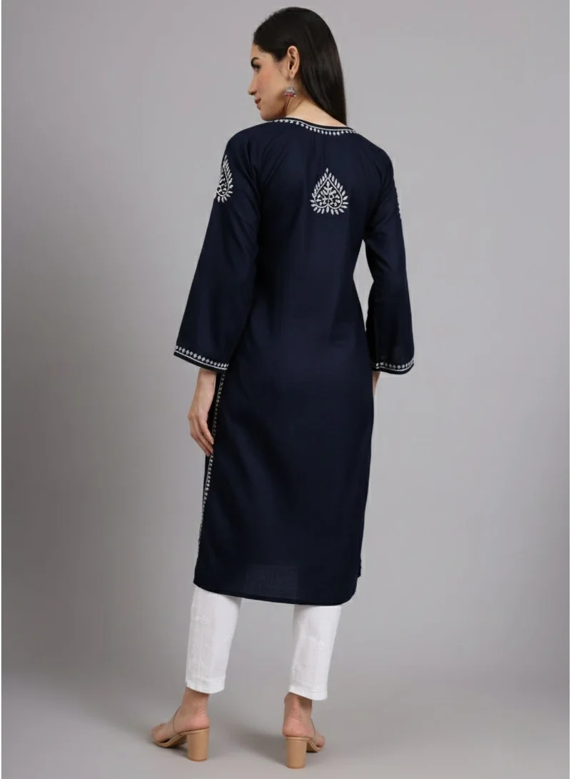 الايا كورتا شيكانكاري قطنية مطرزة يدويًا للسيدات -AL3997