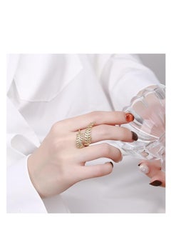 SYNSYB Elegant Crystal Studded Ring - Timeless Sparkle for Women and Girls  - Image 5