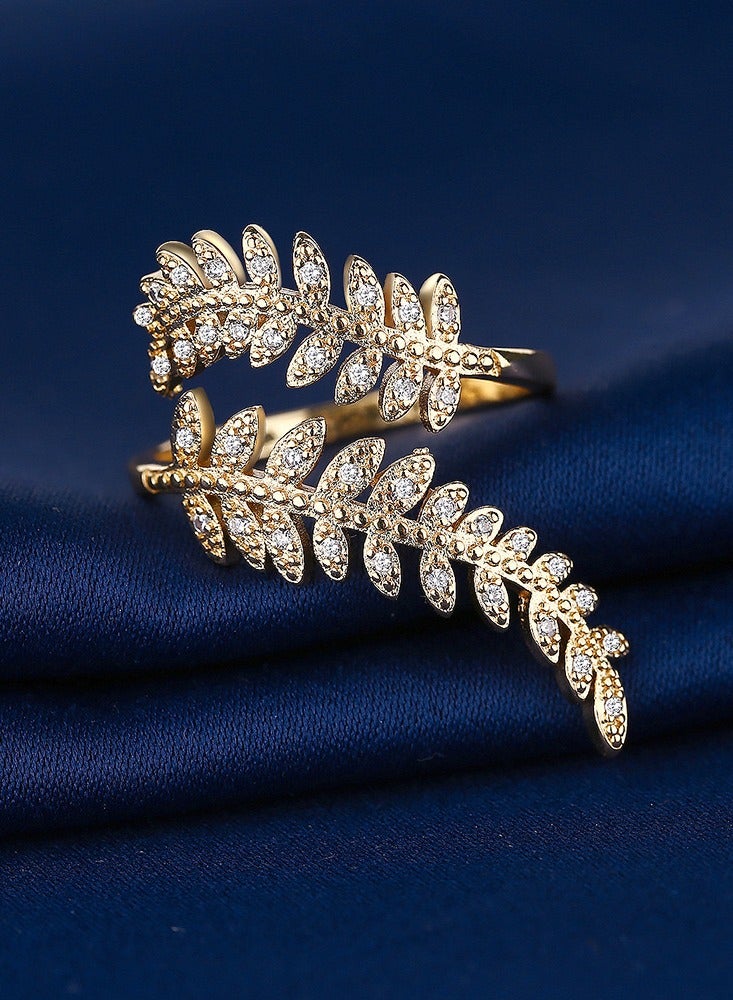 SYNSYB Elegant Crystal Studded Ring - Timeless Sparkle for Women and Girls - Image 4