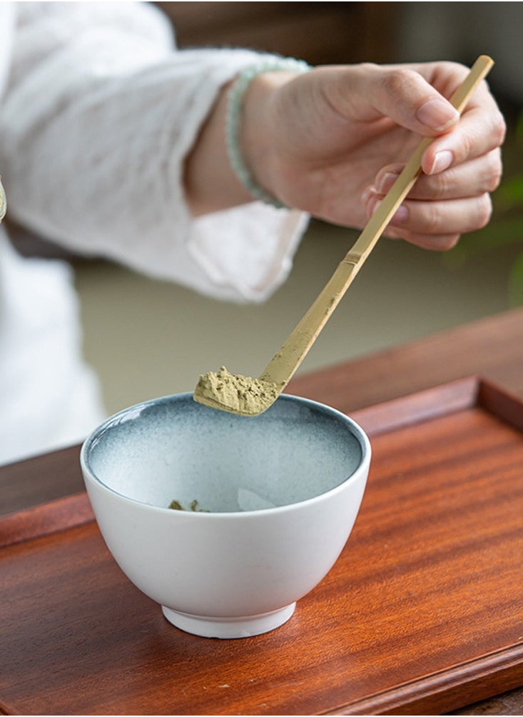Al Aoyama Matcha Whisk Set - Matcha Whisk, Traditional Scoop, Tea Spoon. The Perfect Set to Prepare a Cup of Japanese Matcha Tea  - Image 4