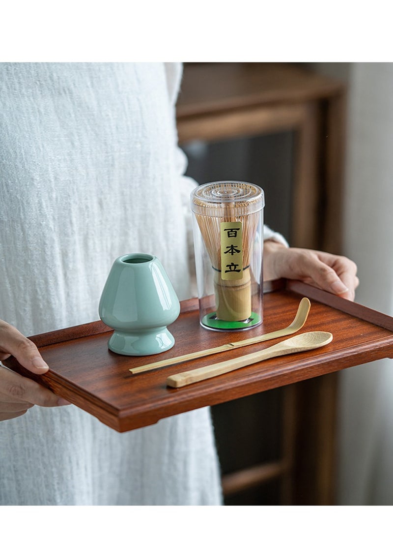 Al Aoyama Matcha Whisk Set - Matcha Whisk, Traditional Scoop, Tea Spoon. The Perfect Set to Prepare a Cup of Japanese Matcha Tea  - Image 5