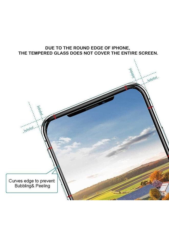 Tempered Glass Screen Guard For Apple iPhone XR Clear - Image 3