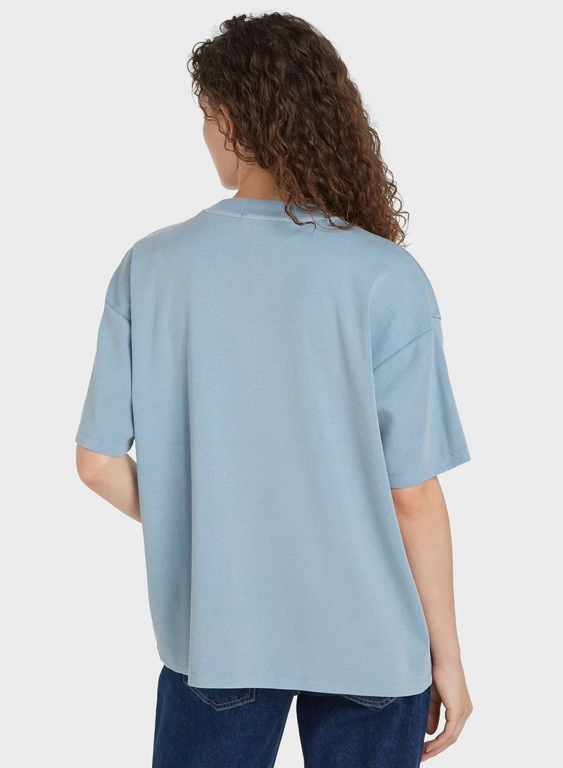 Calvin Klein Jeans Crew Neck Logo T-Shirt