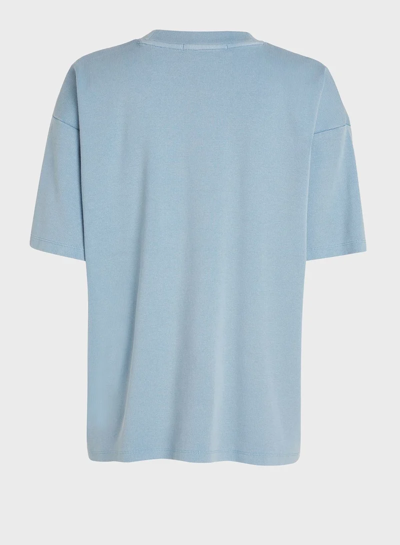 Calvin Klein Jeans Crew Neck Logo T-Shirt