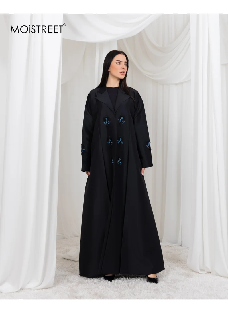 Moistreet Victoria Satin Handmade Abaya