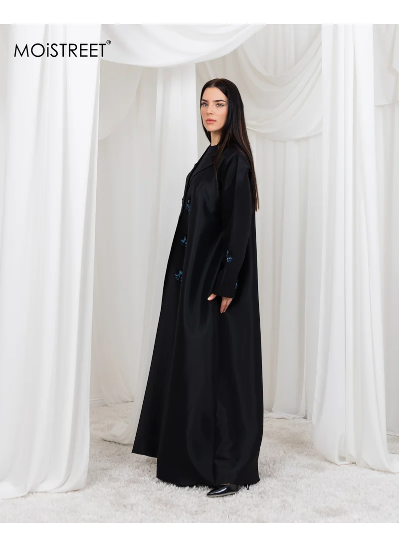 Moistreet Victoria Satin Handmade Abaya