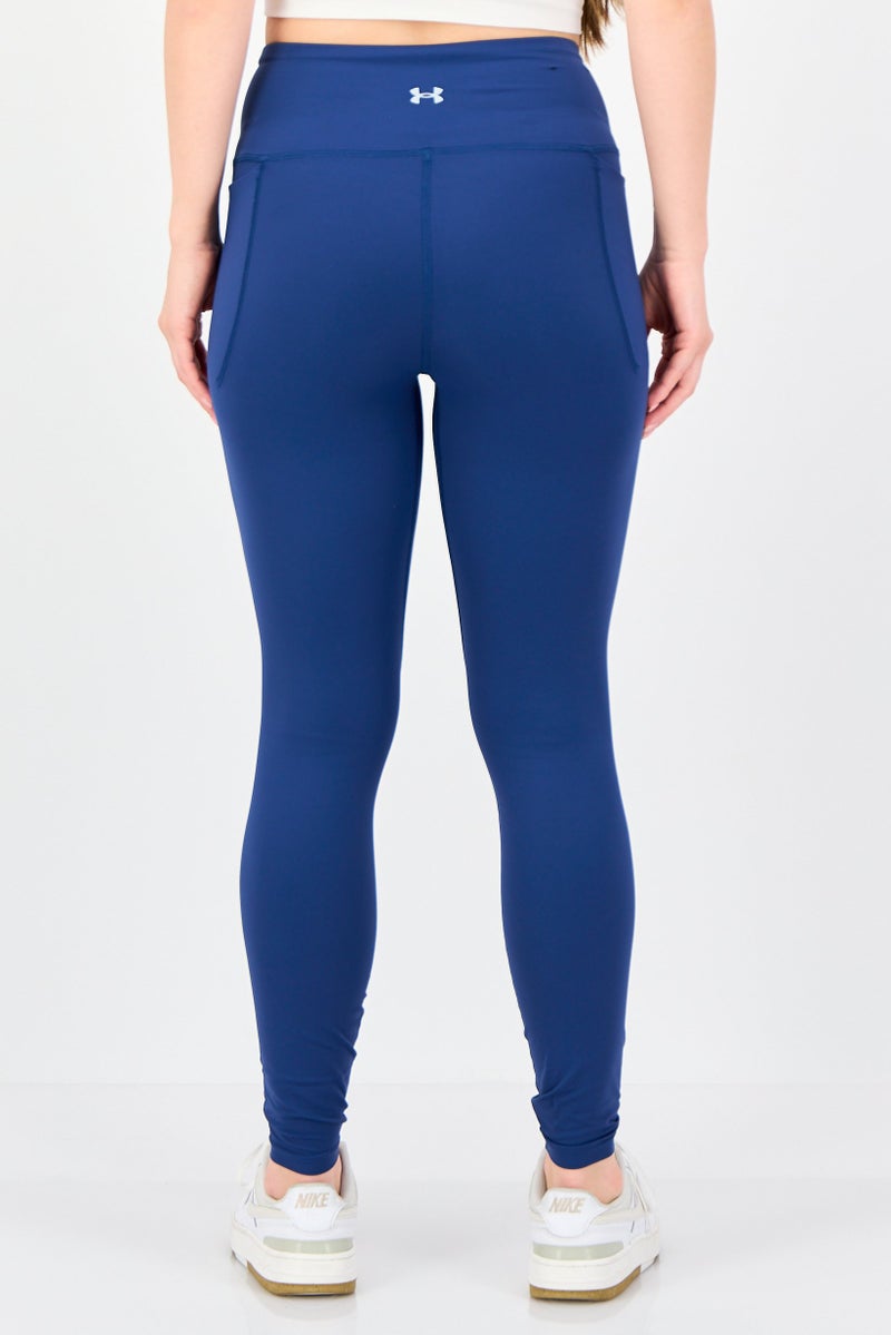 UNDER ARMOUR Women Sportswear Fit Pull On Training Leggings, Dusty Blue - Image 2