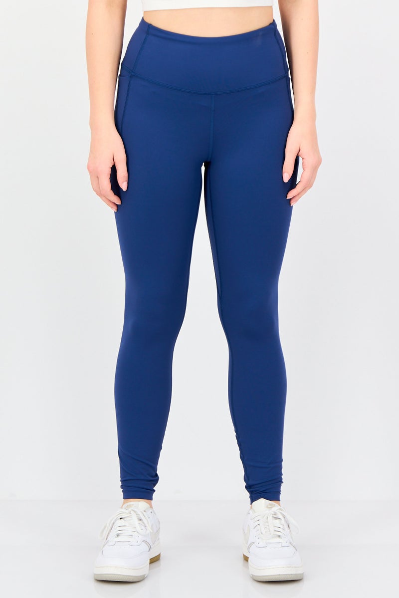 UNDER ARMOUR Women Sportswear Fit Pull On Training Leggings, Dusty Blue - Image 1