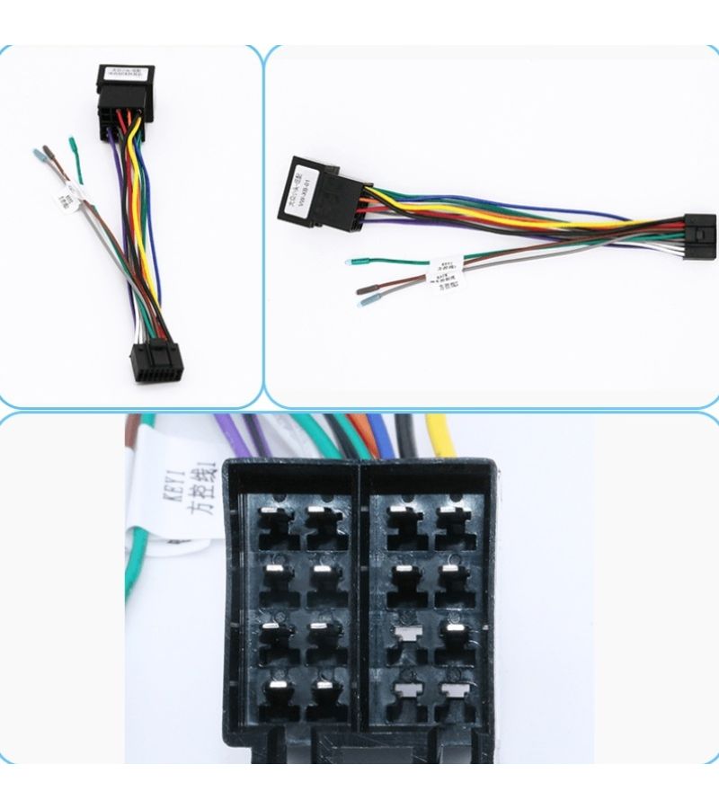 Car Power Wiring Harness For Volkswagen Universal Small Head Low Model - Image 1