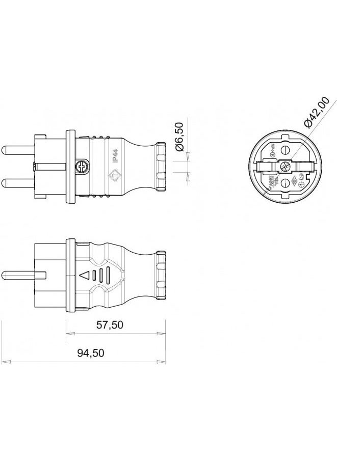 Rubber Monophase Color Flat Plug Orange - pzsku/Z95AD0B4B02596EC81295Z/45/_/1725898995/0450945d-f81a-4be4-80dc-4d1ad5fbc1d9