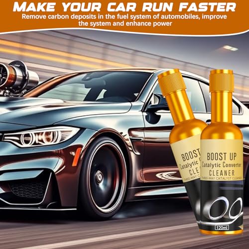 hepanio 3Pcs Catalytic Converter Cleaner,Catalytic Converter Cleaner Kit,Auto Parts Engine,Exhaust System Pipe Carbon Removal Cleaner Treatment Additive Oil,Fuel System Treatment Oil Additive - Image 5