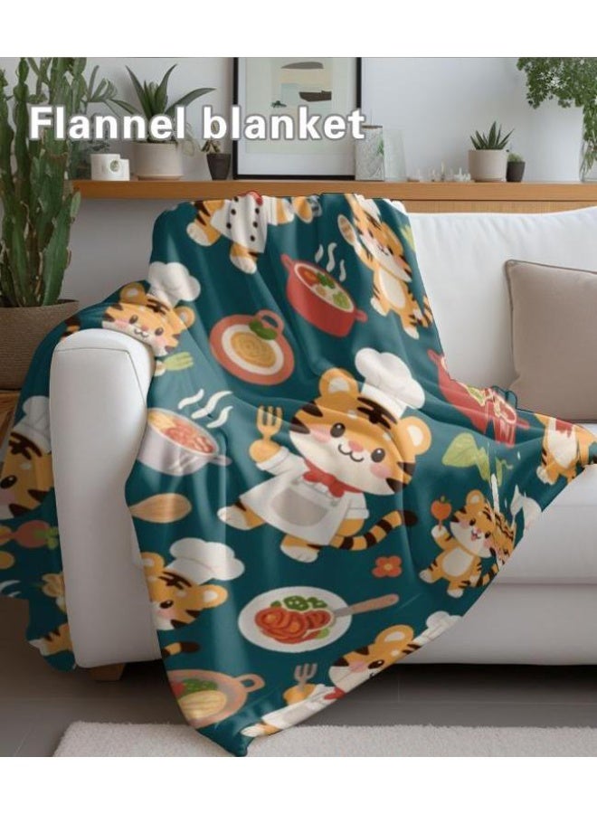 general Baby and children's cartoon flannel thin blanket (warm and comfortable, suitable for sleep, game use) 70cm*100cm - Image 3