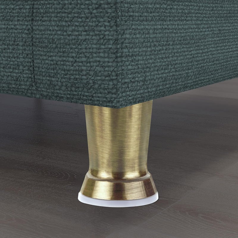Plantex Heavy Duty Stainless Steel 4 inch Sofa LegBed Furniture Leg Pair for HomeFurniture Sofa Legs for TableSofa Support LegsSofa Furniture Leg Brass Antique Set of 4 Pcs - Image 2