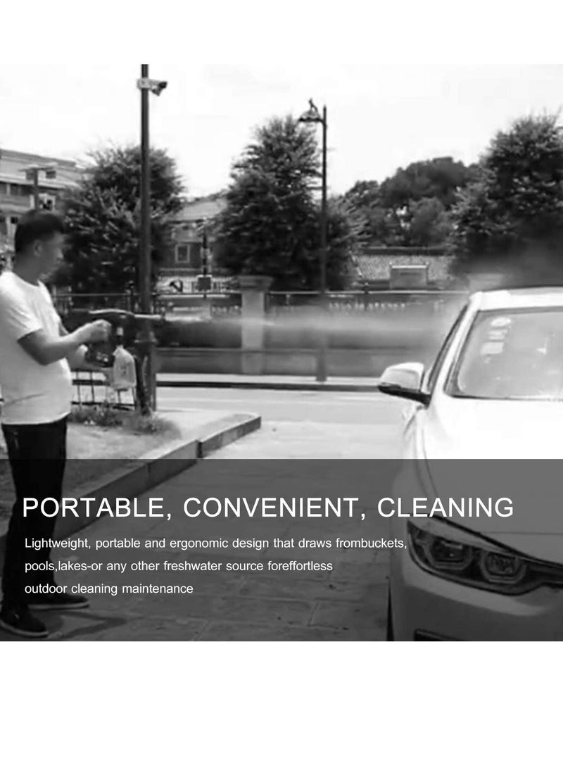 25V Portable High Pressure Washer Machine 15A 30Bar Cordless Washer Gun With Foam Generator Nozzle Water Pump Auto Garden Sprayer - Image 5
