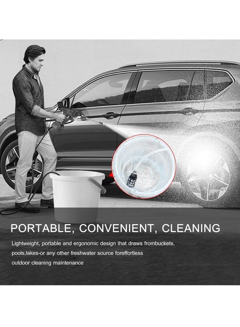 25V Portable High Pressure Washer Machine 15A 30Bar Cordless Washer Gun With Foam Generator Nozzle Water Pump Auto Garden Sprayer - Image 2