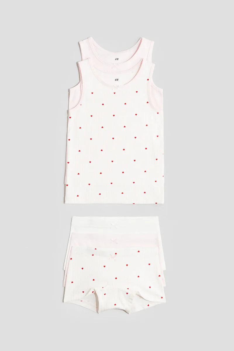 اتش اند ام طقم من القطن - عبوة 5 قطع