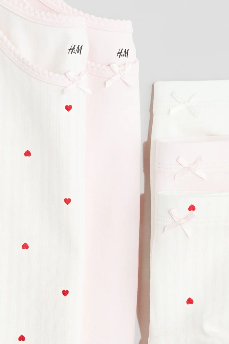 اتش اند ام طقم من القطن - عبوة 5 قطع