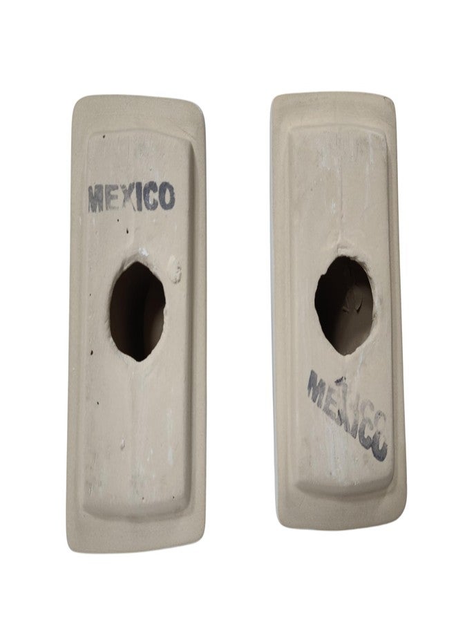 Vintage Snow White Ceramic Tile Towel Bar Rod Rack Post Holder Bracket Set Mid Century Modern Retro - Image 3
