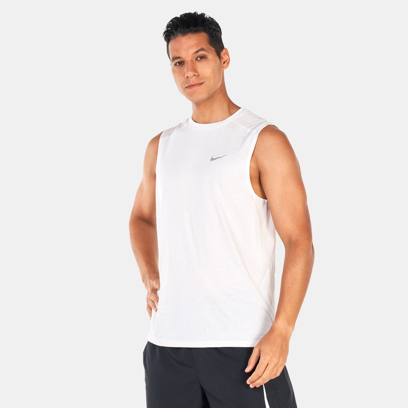 mens white nike tank top