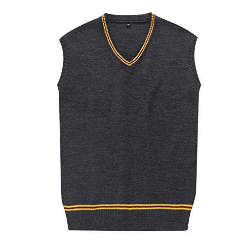 VACIGODEN Unisex Costume Sweater Vest Fall and Winter Cardigan Waistcoat Cosplay - Image 1