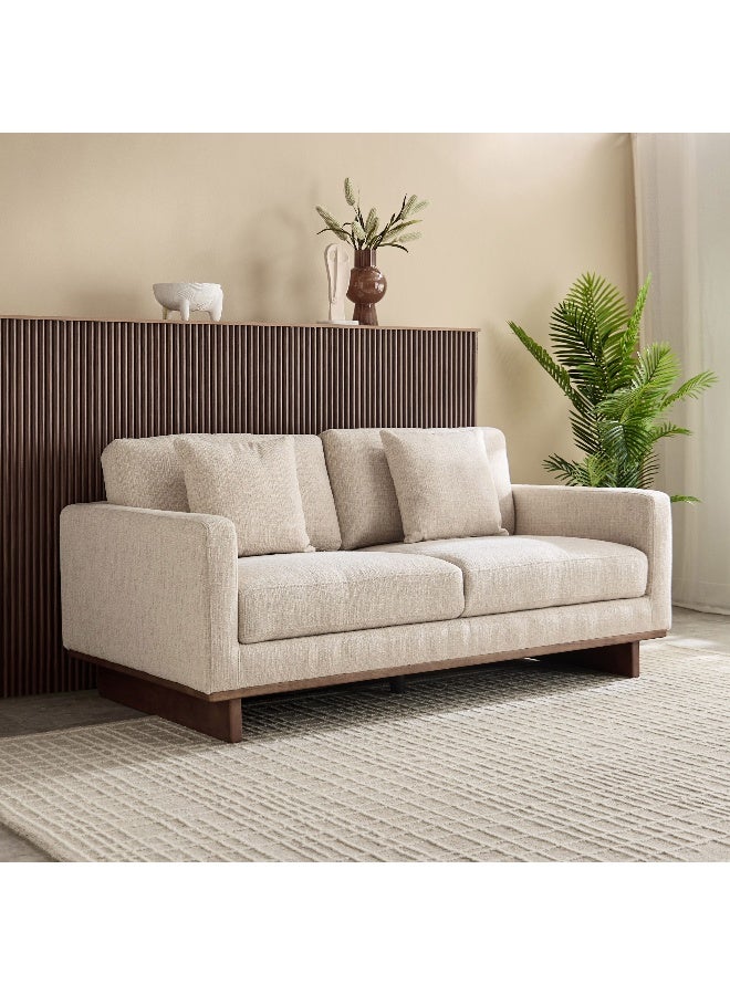 Home Box أريكة منزا ذات مقعدين من القماش مع 2 وسائد - Image 1