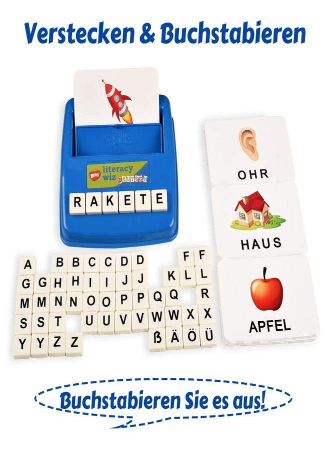 BOHS German Literacy Wiz Fun Game - See and Hide Spelling - Preschool Language Learning Educational Toys - Image 5