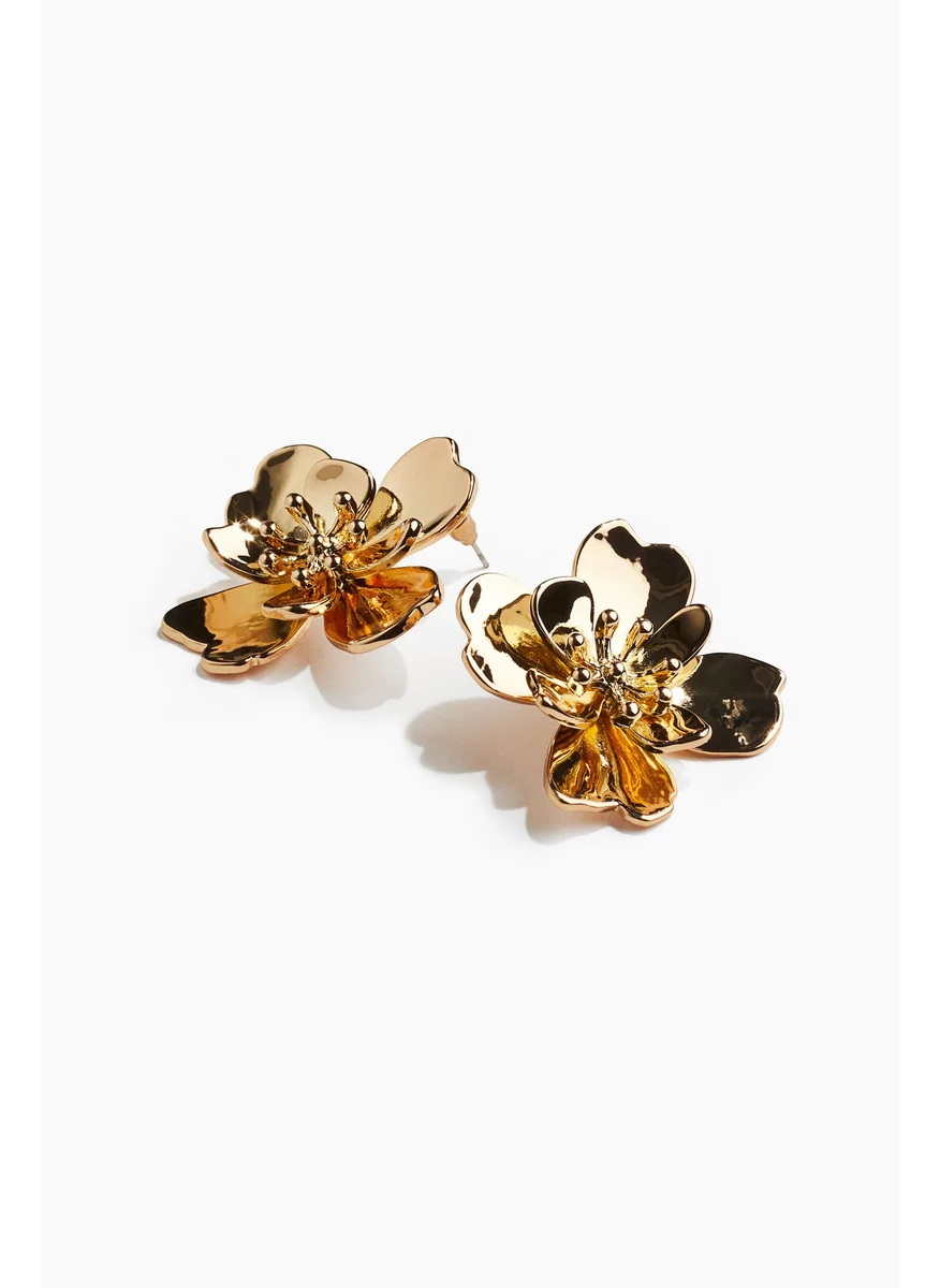 H&M Flower-Shaped Stud Earrings