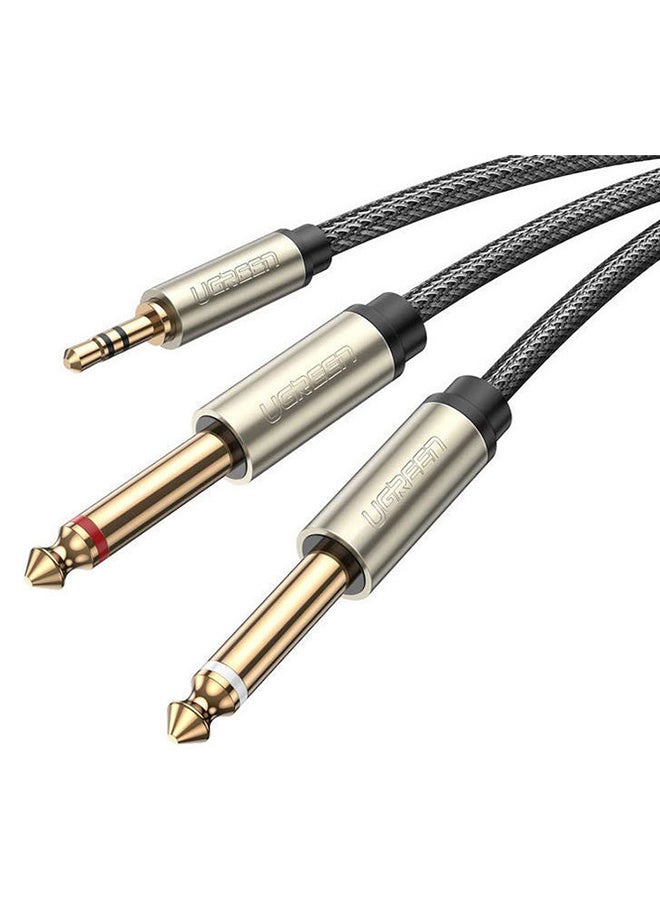 Ugreen 3.5Mm Trs To Dual 6.35Mm Ts Audio Cable 1M - Image 4