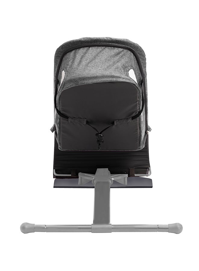 TEKNUM TEKNUM Baby Bouncer with Grab Toys - Dark Grey  - Image 4