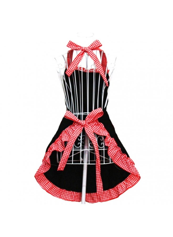 Hyzrz Women's Apron with Pockets, Black and Red - pzsku/Z95AE34492535DFDE4969Z/45/_/1728458524/65fc31c0-b9f7-489b-a289-0746523643e7