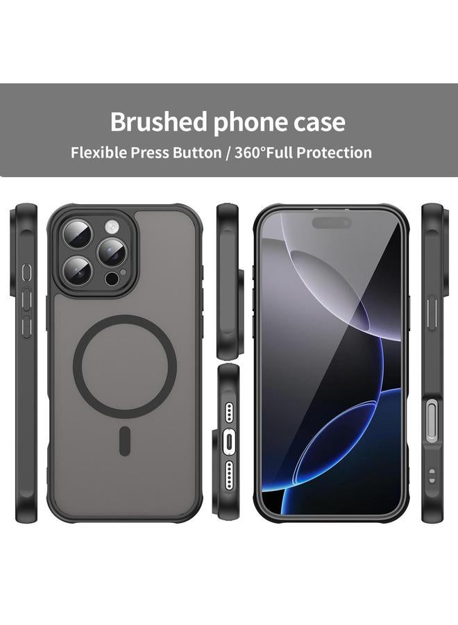 Zaboon Case For iPhone 13 Pro Fan Dun Series TPU Hybrid PC Frosted Magsafe Phone Case - Image 2