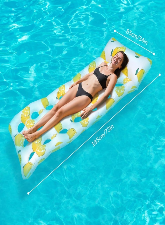 Bestrip Inflatable Pool Float, Pool Floats Raft with Headrest for Adults Floating Lounge Floaty for Beach Swimming Pool Party - Image 5
