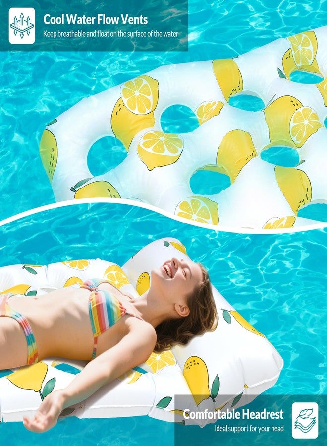 Bestrip Inflatable Pool Float, Pool Floats Raft with Headrest for Adults Floating Lounge Floaty for Beach Swimming Pool Party - Image 2