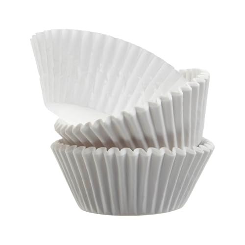Regency Wraps Baking Cups for Cupcakes & Muffins, Jumbo (pack of 25), White - Image 1