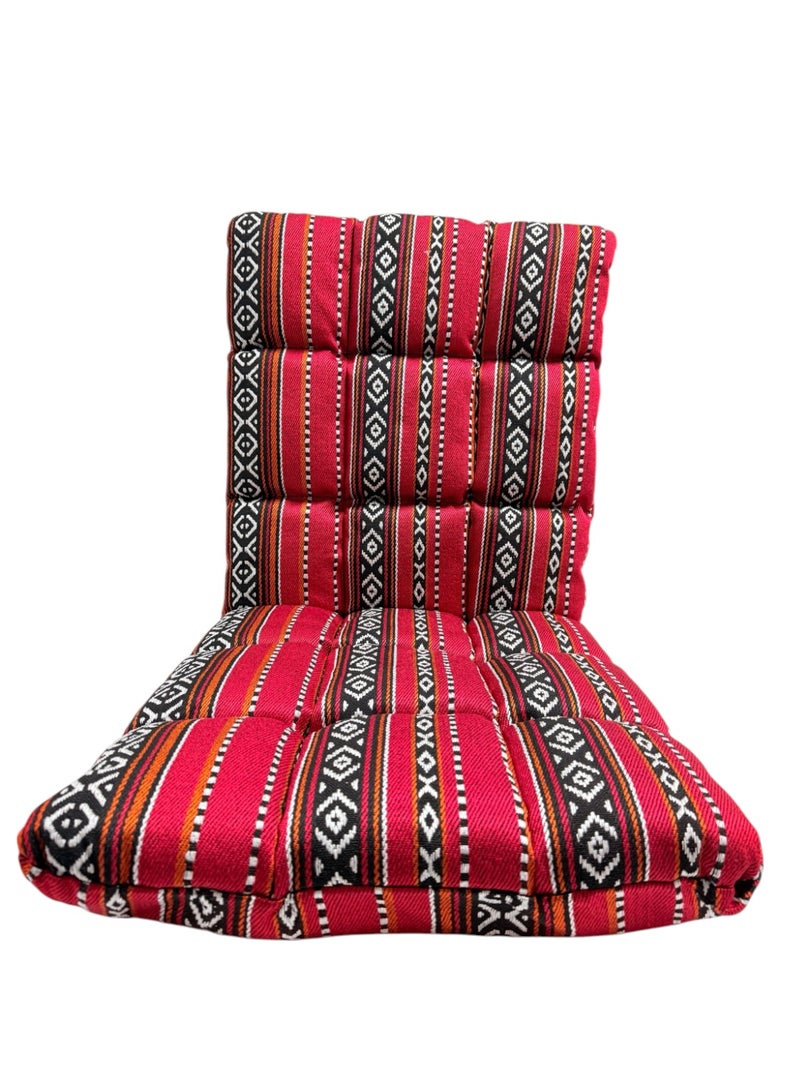 HIGH BACK CHAIR | Lightweight Foldable Camping Chair | Portable Polyester Outdoor Chair with Steel Frame | Durable Sand-Proof Design for Travel, Beach & Garden - Image 1