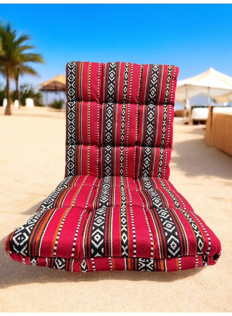 HIGH BACK CHAIR | Lightweight Foldable Camping Chair | Portable Polyester Outdoor Chair with Steel Frame | Durable Sand-Proof Design for Travel, Beach & Garden - Image 3