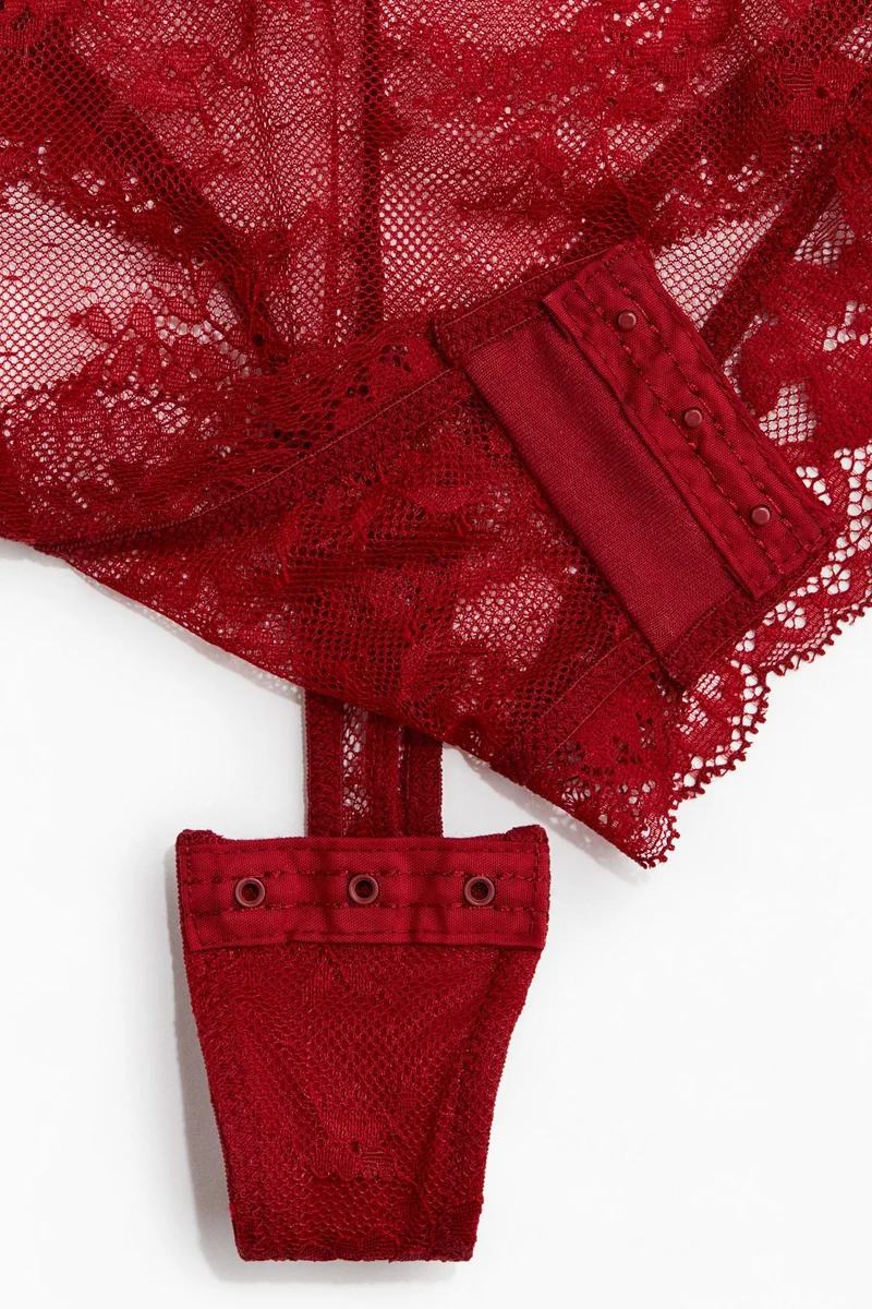 اتش اند ام بودي دانتيل بسلك داخلي وقوالب مبطن