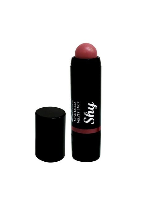 Sorme' Treatment Cosmetics Lip and Cheek Velvet Stick, Easy Application, Blendable Light weight Formula, Shy, 0.200 Oz.