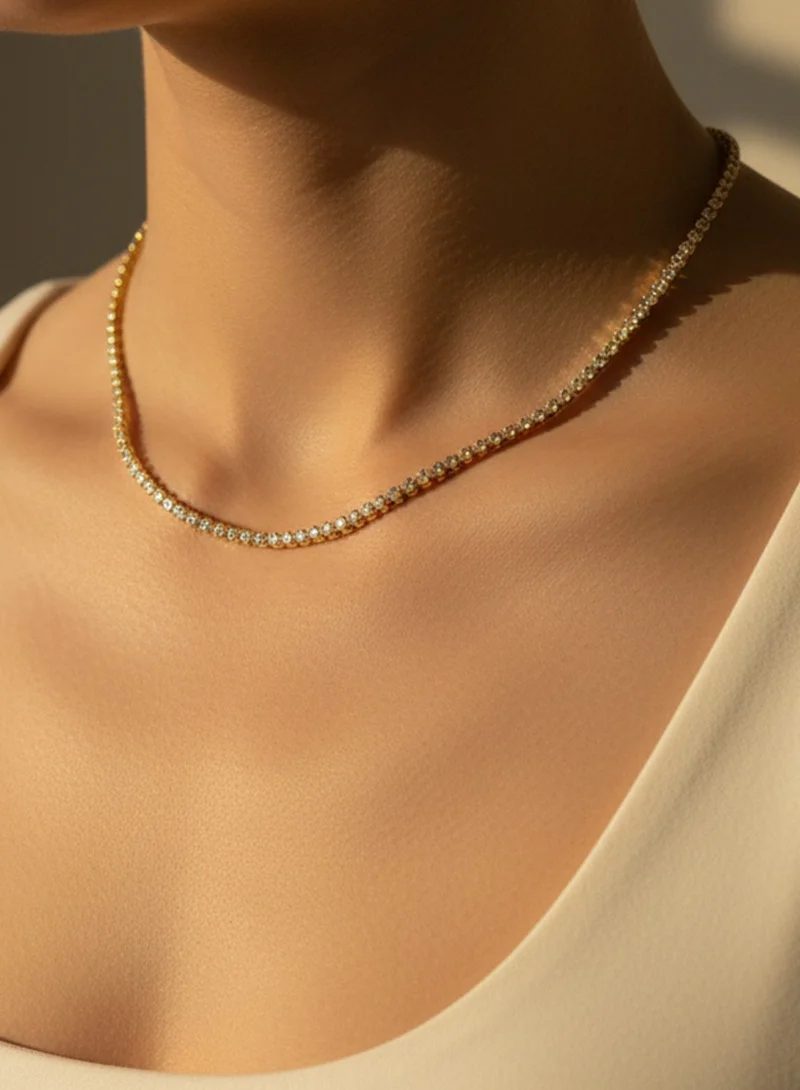 Liu Jo Liu Jo Onyx Gold Necklace - LJ2476