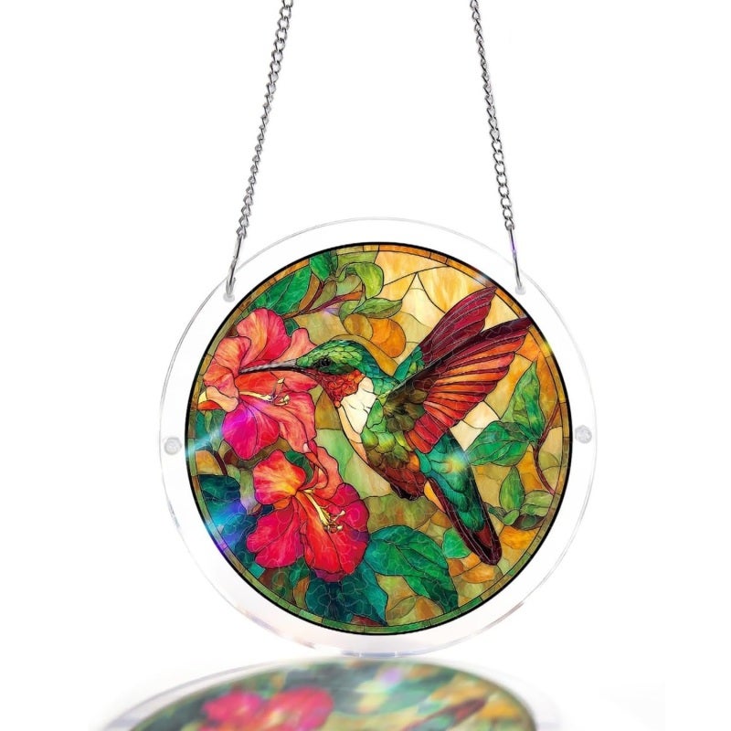 Acrylic Jigsaw Puzzle 20.8*20.8*1Cm High Transparency Acrylic Suncatcher - Durable Scratch-Resistant Material Diy Suncatcher For Home Garden Decor Gift And Puzzle Enthusiasts - Image 1