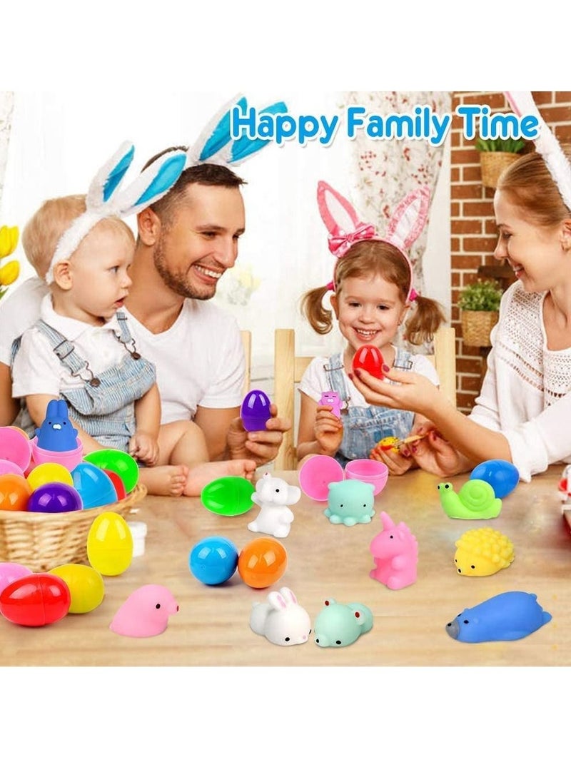 LEDIN - Mochi Squishy Toys Mini Squishy Kawaii Animal Squishies Squeeze Toy Cat Squishy Stress Relief Toys for Adults Goodie Bag Filler Party Birthday Favors for Kids Random - Image 1