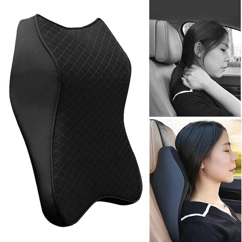WEPTIX® Car Seat Headrest Neck Rest Cushion-Ergonomic Car Neck Pillow Durable 100% Pure Memory Foam Carseat Neck Support-Comfty Car Seat Back Pillows for Neck/Back Pain Relief(Pack of 1,Multicolor) - Image 3
