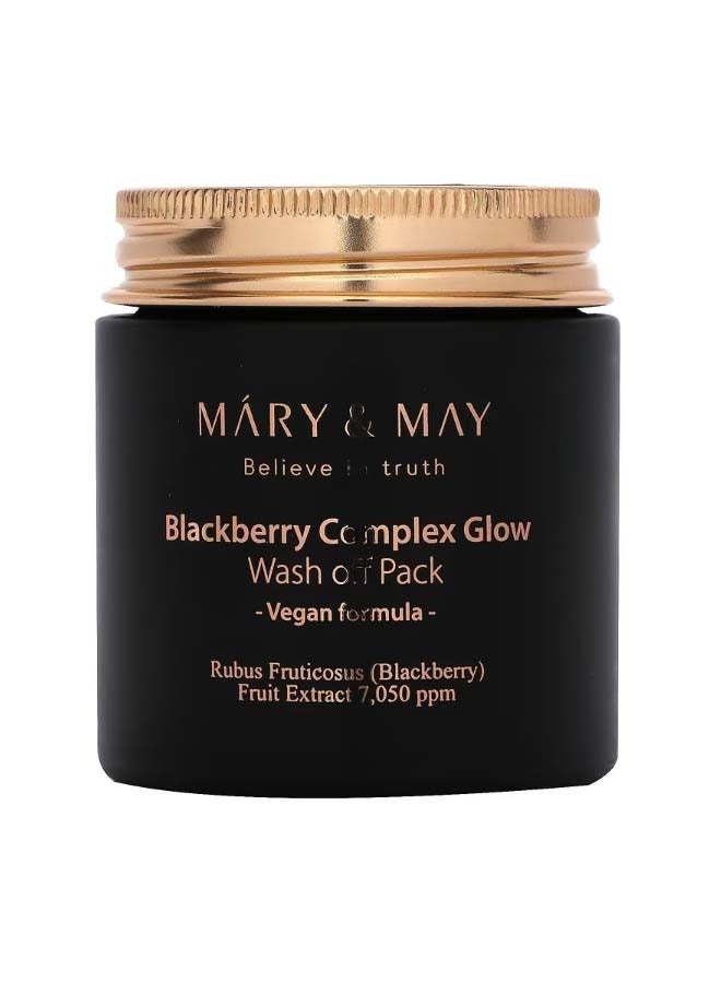 MARY & MAY Blackberry Complex Glow Wash Off Pack 4.4 oz 125 g - Image 1