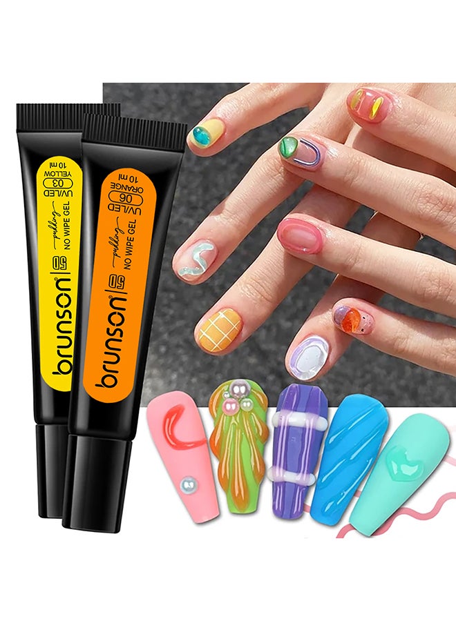 brunson 5D Solid Pudding Gel Nail Polish Candy Varnish Manicure Soak Off 10 ml, B5DG01 - Image 5