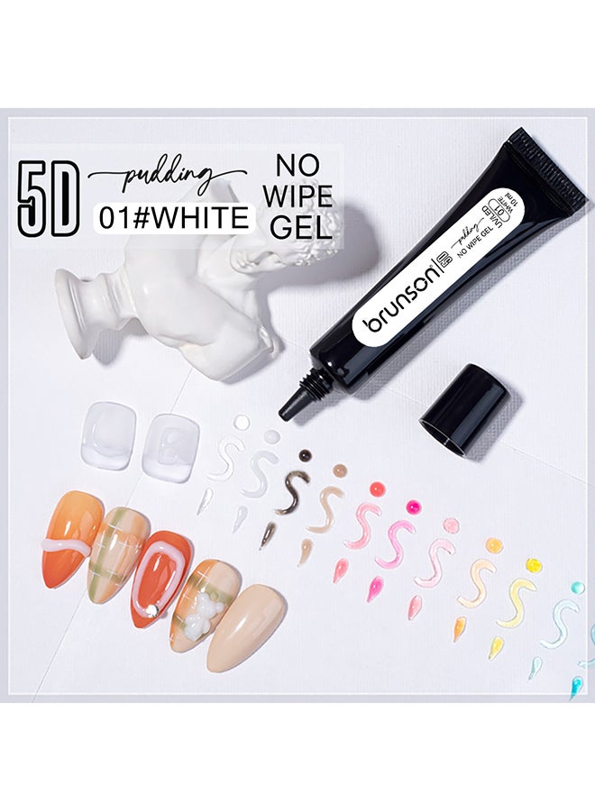 brunson 5D Solid Pudding Gel Nail Polish Candy Varnish Manicure Soak Off 10 ml, B5DG01 - Image 3